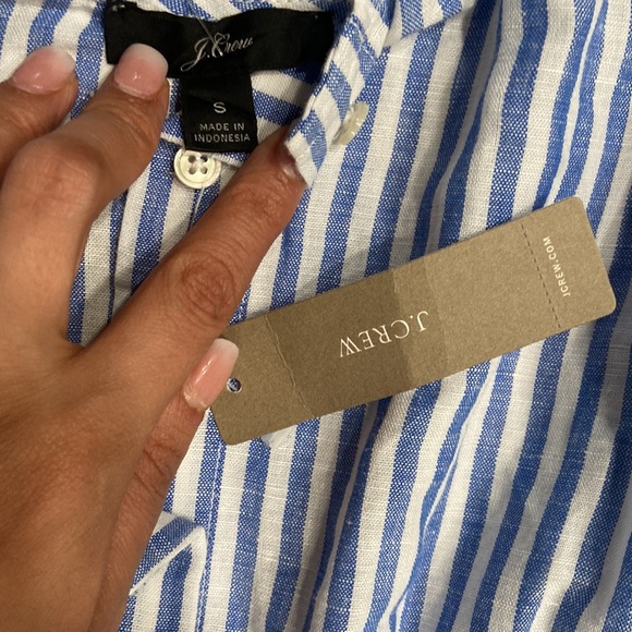 EUC JCrew jumpsuit linen and cotton, size S - Picture 4 of 5